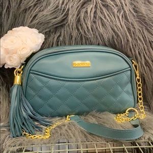 Brand new Joy&Iman diamond quilted leather purse